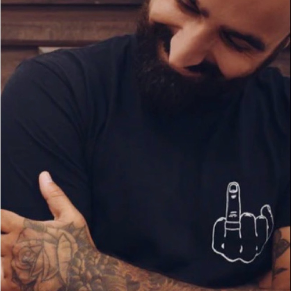 Hubs & Hers Give Em The Finger TShirt